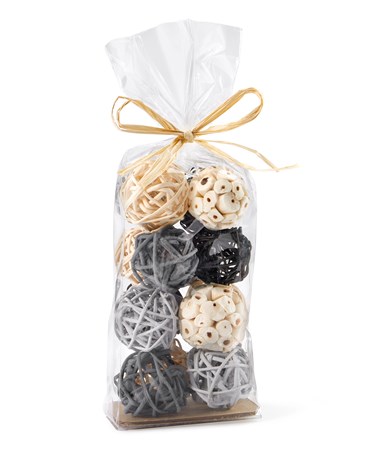 Monochrome Medley Dried Floral Orbs
