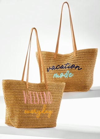 On Holiday Beach Tote, 2Asst