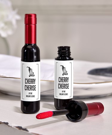 Wine Bottle Design Lip Gloss w/Displayer