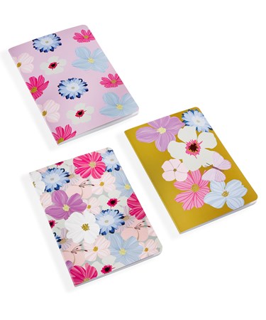 Floral Paper Notebook, Set of 3