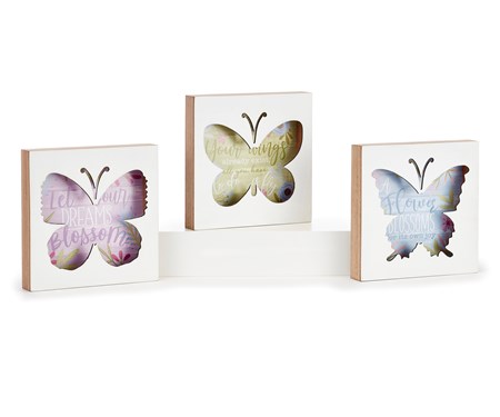 Butterfly Shadow Box, 3 Asst.