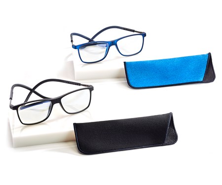 Blue Block Glasses, 2 Asst. w/Displayer