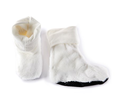 White Cloud Bootie Slippers