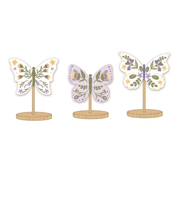 Butterfly Table D&eacute;cor, Set of 3