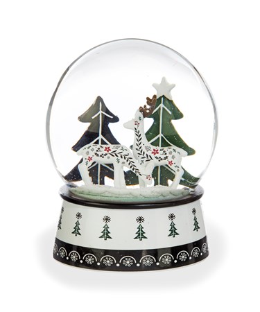 Glass Christmas Snow Globe