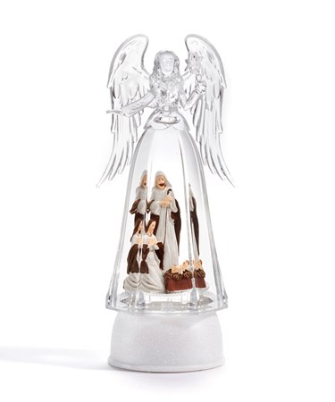 LED Angel Water Lantern - Nativity Scene