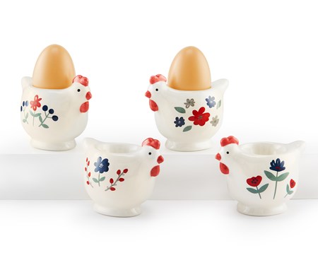 Rooster Egg Cup, 4 Asst.