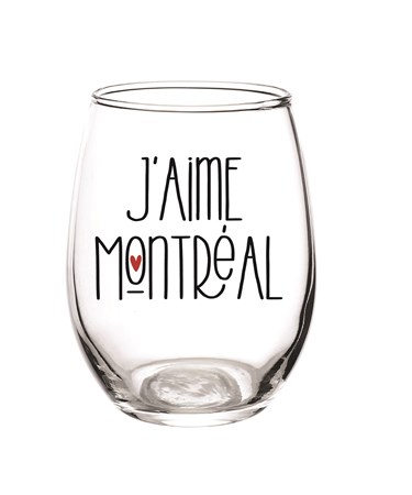 Stemless Wine Glass, MONTREAL