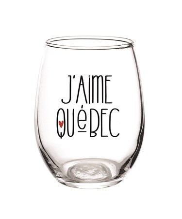 Stemless Wine Glass, QUEBEC